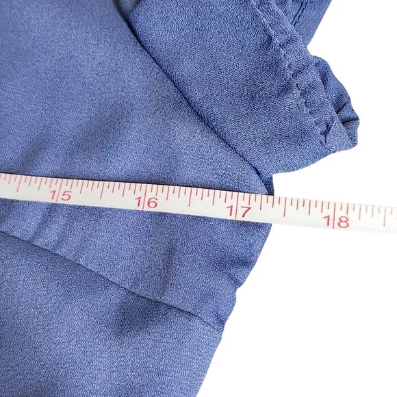 Lindy Bop Bretta tea dress midi blue chiffon size 4 NWT - Picture 7 of 8